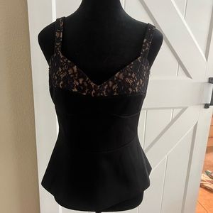 BCBG PEPLUM TOP SMALL